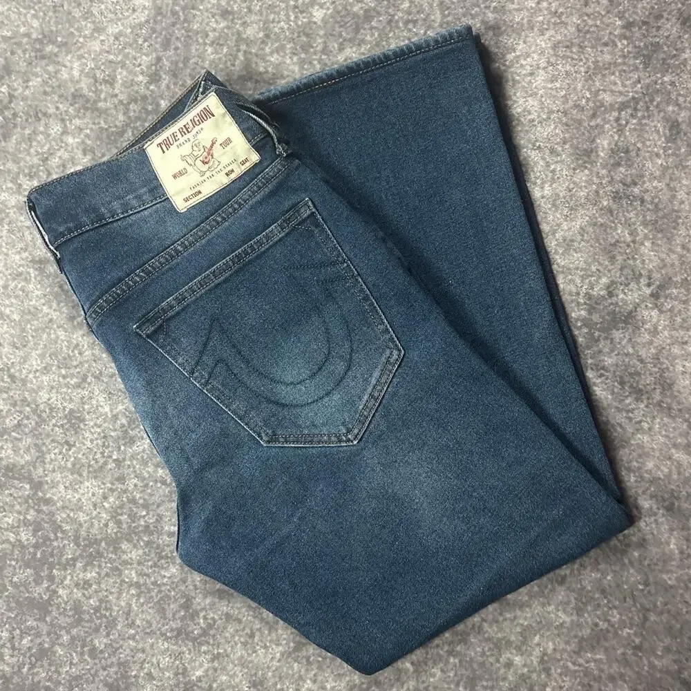 True Religion Men’s Ricky Relaxed Straight Leg Jeans Size 32